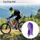 thumbnail image 2 of Gorra de ciclismo Unique Bargains, absorción de sudor y humedad, transpirable, protección del cuello, forro de casco, tela de seda imitación, morado, 28x100cm, 1 Pcs, 2 of 6