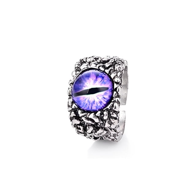 Minnieouse Anillo Aleación Moda Ligero Multi Colores Portátil Durable Anillos de dedo Impermeable Tamaño pequeño Regalo de joyería Ropa, zapatos y accesorios Miscelánea Violeta Minnieouse AP015339-01