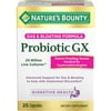 Natures Bounty Probiotic GX, Gas and Bloating Formula Capsules, 25 ea, 2 Pack