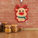 thumbnail image 4 of Christmas Hand Towel Cute Santa Tree Glove Snowman Deer Ultra Soft Thick Fleece Hanging Loop Drying Super, 4 of 6