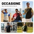 thumbnail image 5 of SPEEDRUN Short Sleeve Shirts for Men, Dry Fit Print Polo Shirt with Moisture-wicking, Sizes M-3XL, 5 of 6