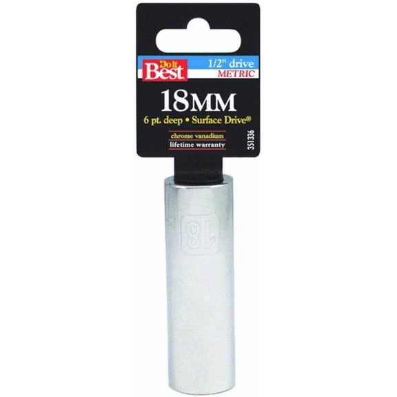 Do it Best Drive Deep Metric Socket 351336