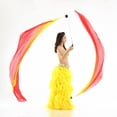 thumbnail image 1 of Bolas Poi de Velo de Seda para Danza Del Vientre, de Seda para Rojo naranja amarillo Colcomx velo de danza del vientre poi ball, 1 of 8