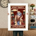 thumbnail image 4 of LOLUIS Stay Trippy Little Hippie Poster, Vintage Mental Health Awareness Posters, Therapy Counseling Wall Art Home Office Decor DS1 (Unframed 11"x17"), 4 of 7