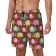 thumbnail image 1 of Fotbe Cute Elephants Traje de Baño para Hombre – Shorts de Natación de Secado Rápido con Forro y Bolsillos-XX-Large, 1 of 6