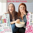 thumbnail image 5 of Bestie Gift for Women, Bestie Birthday Gifts for Women, Bestie Blanket, Best Friend Birthday Gifts for Women, Bestie Gifts, Birthday Gift for Best Friend Woman (50 * 60inch), 5 of 5