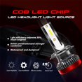 thumbnail image 2 of Kit De Bombillas LED Para Faros Delanteros De Coche, 2 Piezas, Accesorios Para Bombillas Antiniebla H7 SM SunniMix Bombillas de faros de coche, 2 of 8