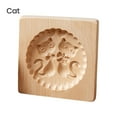 thumbnail image 4 of CSChome Wooden Cookie Mold Wooden 3D Cookie Mould Set Food Grade Baking Tools, 4 of 7