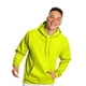 thumbnail image 1 of Sudadera con capucha Hanes Pullover EcoSmart para hombre verde seguridad talla mediana P170, 1 of 1
