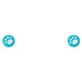 thumbnail image 3 of Methold Stick Caps Antideslizante Útil Aumento de la forma de la pata de gato Thumbstick Cover Controller Accesorios Video Game Supply blanco blanco sobre azul 2piezas, 3 of 5