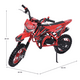 thumbnail image 2 of Moto Cross Para Niños Starkids Skr1006 Gasolina Doble Escape Rojo, 2 of 9