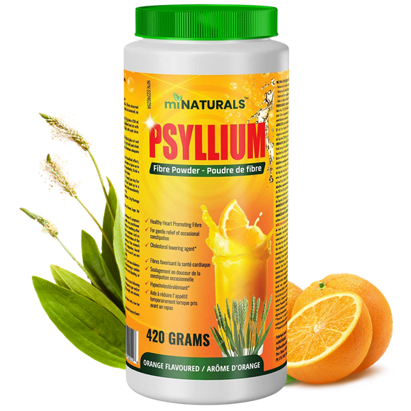 Poudre de Coque de Psyllium 420 g - Orange