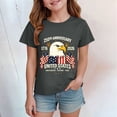 thumbnail image 2 of WUANDIXFA 1776 2026 July 4th 250th Birthday T-Shirt Tee for Kids 250 Years of Freedom (Dark Gray, 11-12 Years), 2 of 4