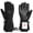 Black, variant on Men Women Winter Ski Gloves 5-Layer Thermal Waterproof Touchscreen Non-Slip PU Palm Snow Gear for Cycling Hiking Mountaineering