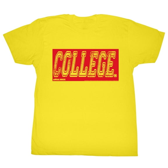 Animal House College Yellow Adult T-Shirt