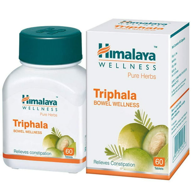 2 X Himalaya Triphala - Pure Herbs- Bowel Wellness 60 Tablets