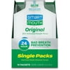 SmartMouth Original Activated Zinc Activated Breathe Rinse, 10 Single Packs, Fresh Mint, 4 fl oz, Adult