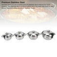 thumbnail image 3 of 4pcs Stainless Steel Pots Set Stockpot with Lids Dual Handles Sauce Soup Pot for Kitchen Cooking, 3 of 7