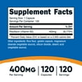 thumbnail image 2 of Nutricost Vitamin B2 (Riboflavin) 400mg, 120 Capsules, Supplement, 2 of 2