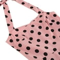 thumbnail image 5 of QUNYINEY Casual Dresses for Women Sleeveless Polka Dot A-Line Dress V Neck Flowy Slip Midi Sundress, 5 of 6
