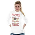 thumbnail image 3 of Classic Popeye Vintage Varsity Long Sleeve TShirt Men Women Brisco Brands S, 3 of 5