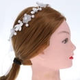 thumbnail image 4 of Diadema con Artificial Decoración de Headpices con Cristal y Cinta, 4 of 9