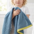 thumbnail image 6 of Unique Bargains Cotton Solid Absorbent Durable Soft Hand Towels Blue 29" x 13", 6 of 8
