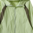 thumbnail image 4 of Atogsazn Kids Girls Zip Up Jacket Childrens Casual Lightweight Sun Protection Long Sleeve Hooded Jacket Tops Green 7-8 Years Fashion, 4 of 5