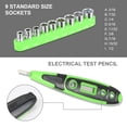 thumbnail image 5 of DNA Motoring 00015 Green 46 PCs Home Tool Set Electonic Repair Precision Screwdriver Voltage Tester Hammer Plier DIY Kit, 5 of 6