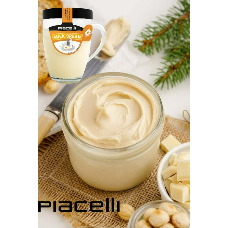 Piacelli, 2 Count - Cream Spread with Milk 300g - Special Glass