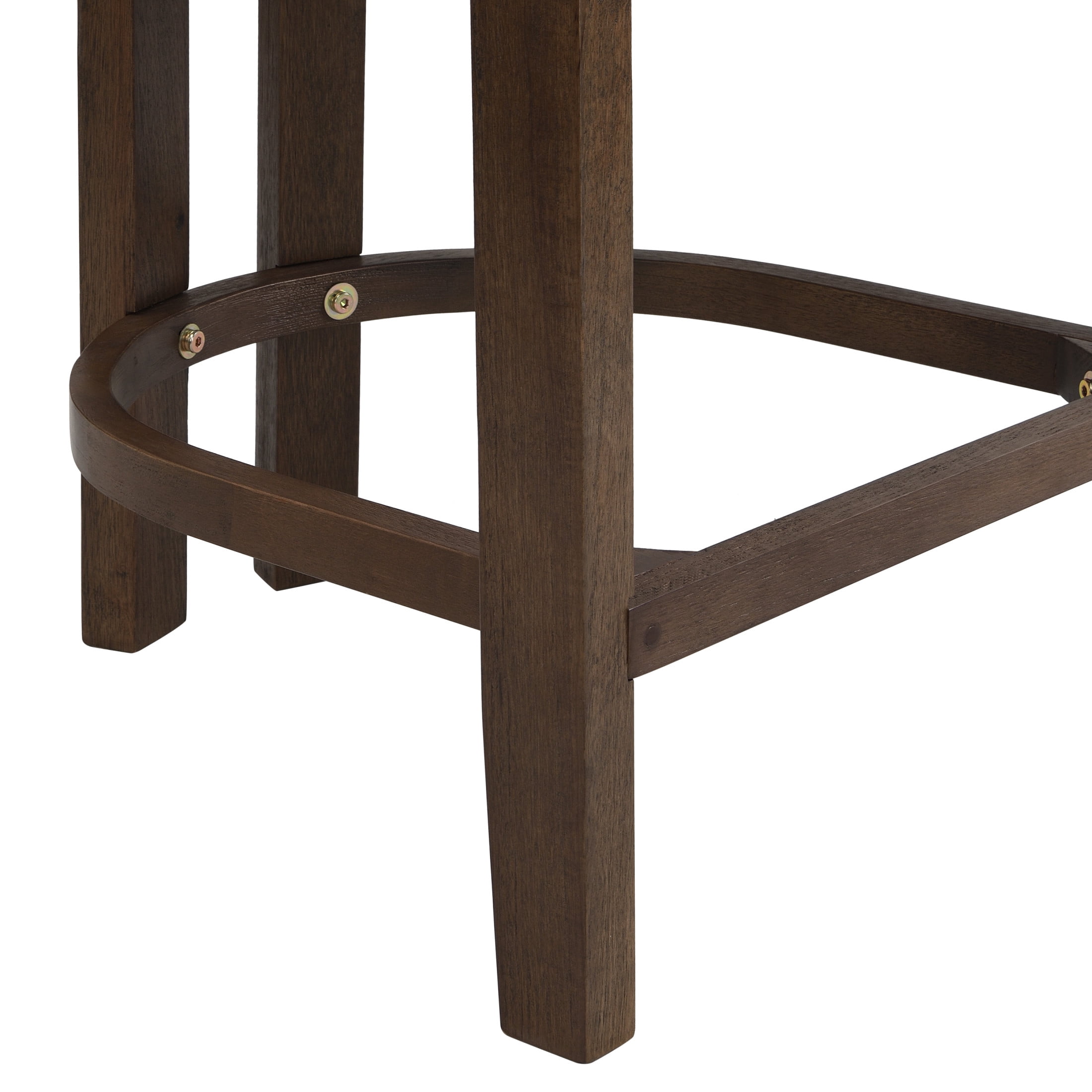Christopher Knight Home 5-Piece Modern Counter Height Dining Table with Armless Bar Stools, Walnut