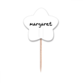thumbnail image 1 of Special Letra Ingles nombre Margaret Selección de pastelitos Star lable Flag en palillos de dientes, 1 of 3
