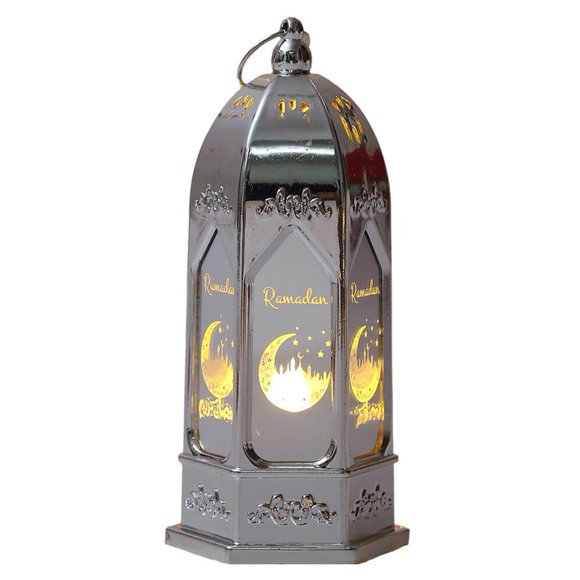 Lanterne Électrique Lumières Eid barak Ramadan Lampe Islamique pour Maison Mince