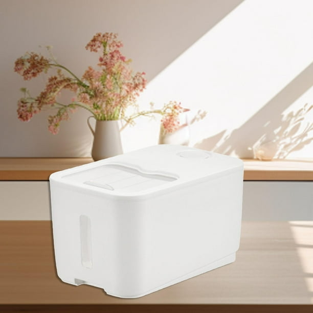 Contenedor de harina, contenedor de almacenamiento de alimentos, cubo hermético para granos de arroz doméstico, organización dispensadora de granos, contenedor de almacenamiento de