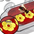 thumbnail image 3 of Bebedero de colibrí con ventana Recipiente de comida para pájaros extraíble Alimentación de pájaros (rojo) Ndcxsfigh Libre de BPA, 3 of 8