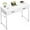 White, variant on ANHXN  Small Office Computer Desk - Compact Writing Desk for Home Office, Study or Work, Modern Space-Saving Design for Small Spaces,