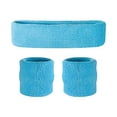 thumbnail image 2 of Suddora Kids Headband and Wristbands Set, Neon Blue, 2 of 3