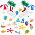 thumbnail image 2 of Decoración para tartas con temática hawaiana de Skylety, 24 piezas, 2 of 6