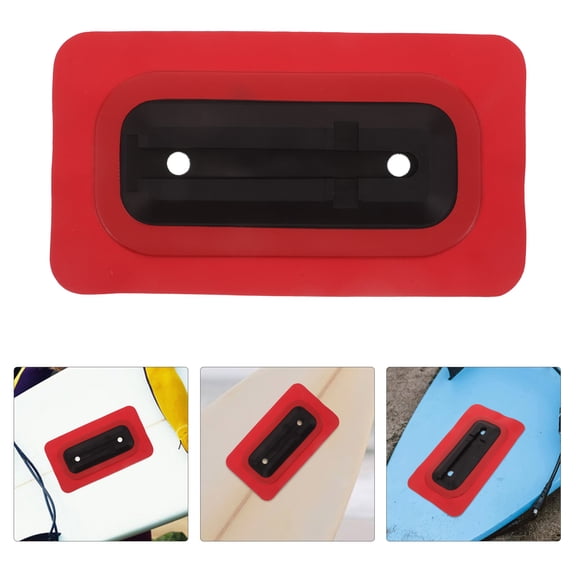OULII Red Stand Up Paddle Board Fin Plate for Surfboard Fin Box Protection and Stability
