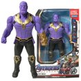thumbnail image 1 of 17Cm Marvel Spiderman Hulk Ironman Anime Action Figure Toy Christmas Gift Pvc Movable Joints Luminous Doll Collection Model Toys Fivean unisex, 1 of 2