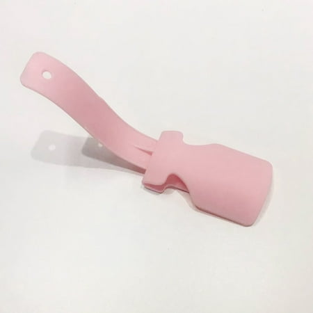 

School Supplies Lazy Shoe Helper Portable Slider Handled Shoe Horn Shoe Lifting Helper Easy School Opening Pink
