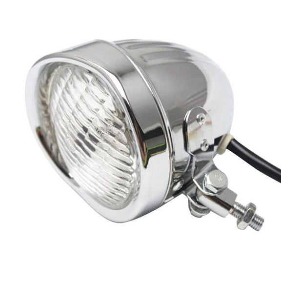 Ysyqkn Motorcycle Refit Headlight - Vintage Round Motorcycle Head Light for Scooter