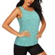 thumbnail image 2 of Fotbe Teal Turquoise Glitter Blusas Sin Mangas para Mujer – Estilo Casual, Corte Suelto, Slim-Fit, Cuello Redondo Deportivo, Tops de Verano para Gimnasio y Yoga-X-Large, 2 of 7