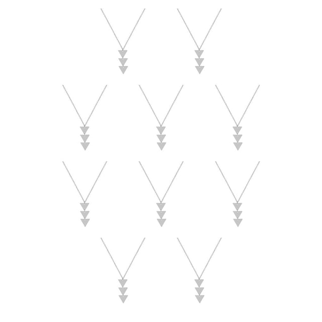Sonducket Collares de niña Exquisito collar de mujer Cadena de clavícula para vestido Decoración Plata Type1 NO1 Sonducket CBP199264