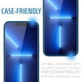 thumbnail image 4 of Inskin 2-in-1 [Screen and Rear Camera Lens] Tempered Glass Protector, fits Apple iPhone 13 Pro Max. 2+2 Pack with Application Frame., 4 of 8