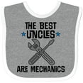 thumbnail image 3 of Inktastic Best Uncles Are Mechanics Boys or Girls Baby Bib, 3 of 4