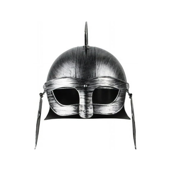 Adult's Silver Roman Fighter Helmet Costume Accessory