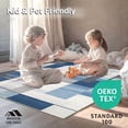 thumbnail image 4 of ODIKA 4'x6' Machine Washable Non-Slip Area Rug, Geometric Illusion Modern Abstract for Interior Design High Traffic Rug, Blue, 138386, 4 of 7