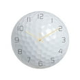 thumbnail image 1 of Advancent Reloj de pared Funcionamiento silencioso Funciona con pilas Casa Comedor Decoración Decoración del hogar forma de golf, 1 of 6