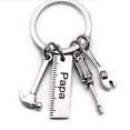 thumbnail image 4 of VALINK Stainless Steel Keychain with Mini Simulation Wrench Tool Pendant 9*28cm Key Buckle with Letters Gift for Father's Day, 4 of 6